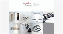 Desktop Screenshot of anwaltskontor.com